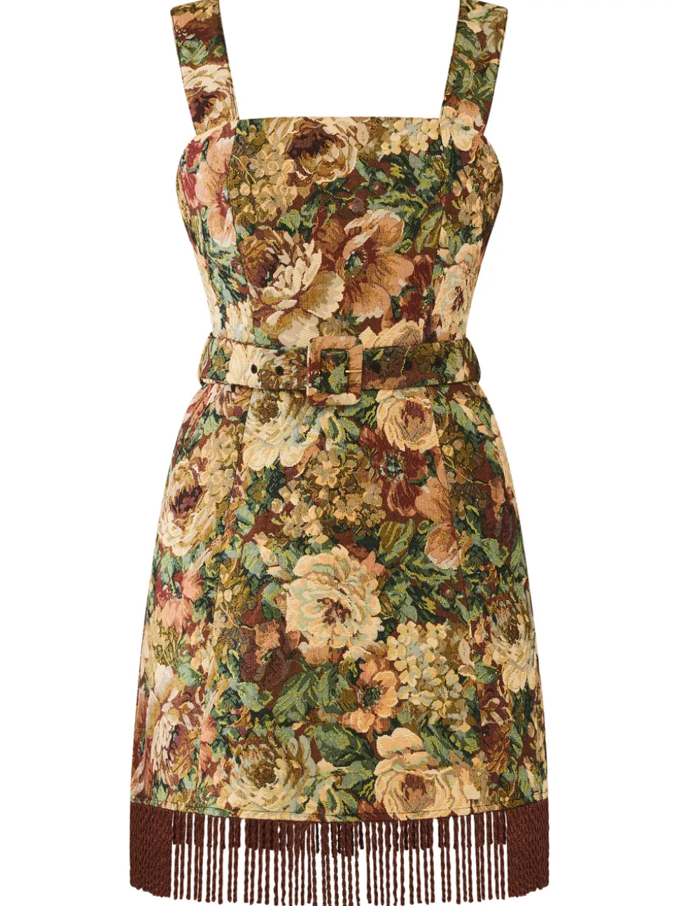 Sarah Bird Mini Dress in Flora Floral Jacquard
