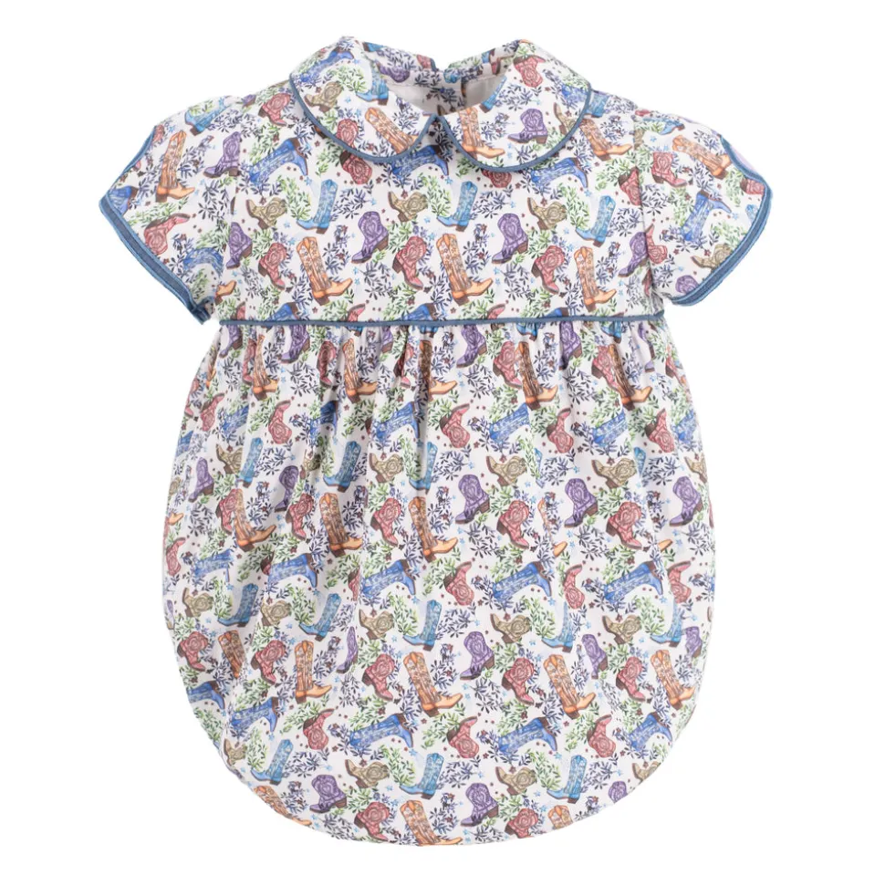Sarita Girl Bubble in Boots Print