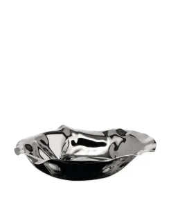 Sarria' Round Basket in Stainless Steel