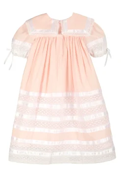 Savannah Lace Heirloom Dress in Pink