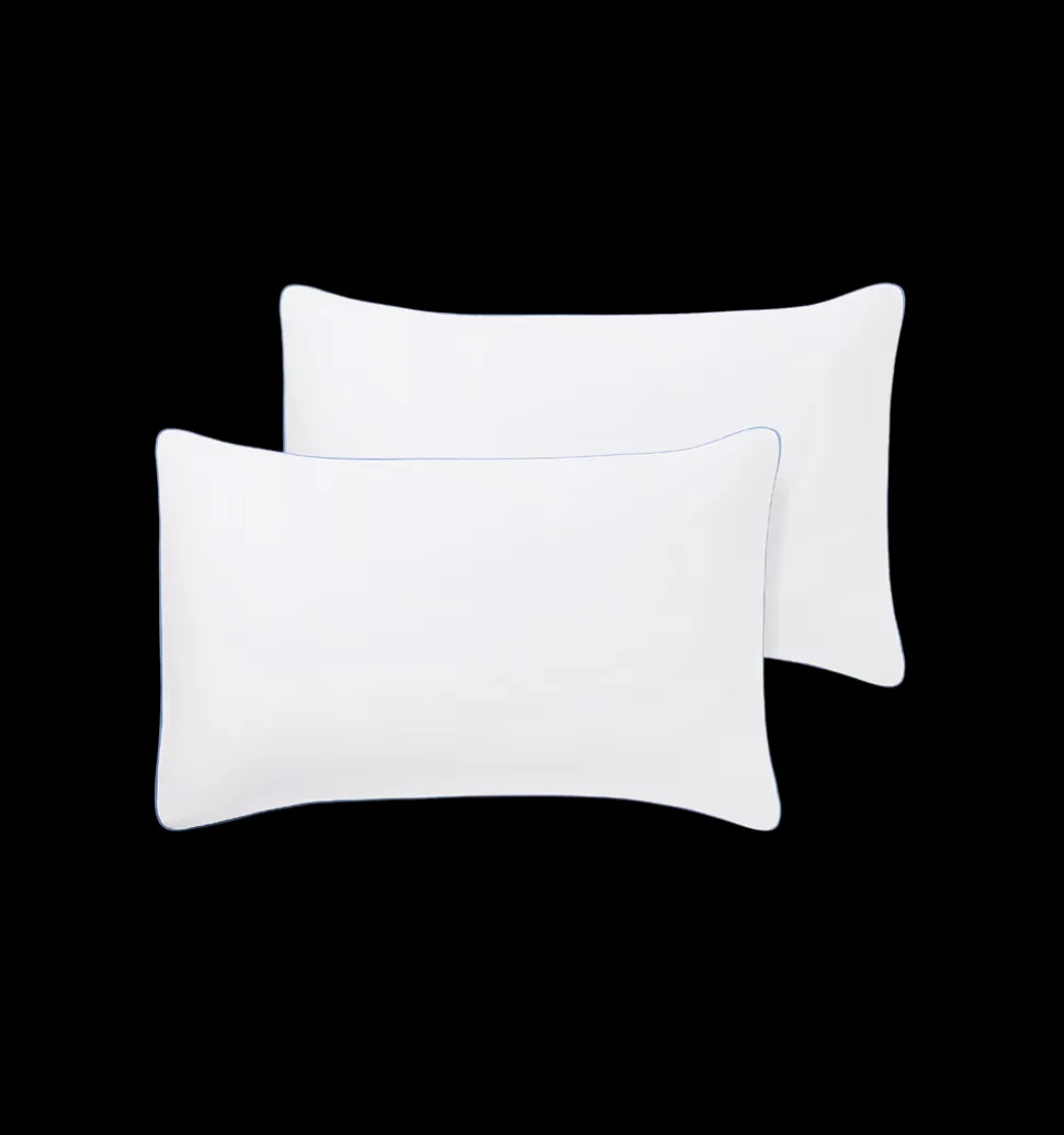 Savile Pillowcase Set in Powder Blue