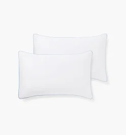 Savile Pillowcase Set in Powder Blue