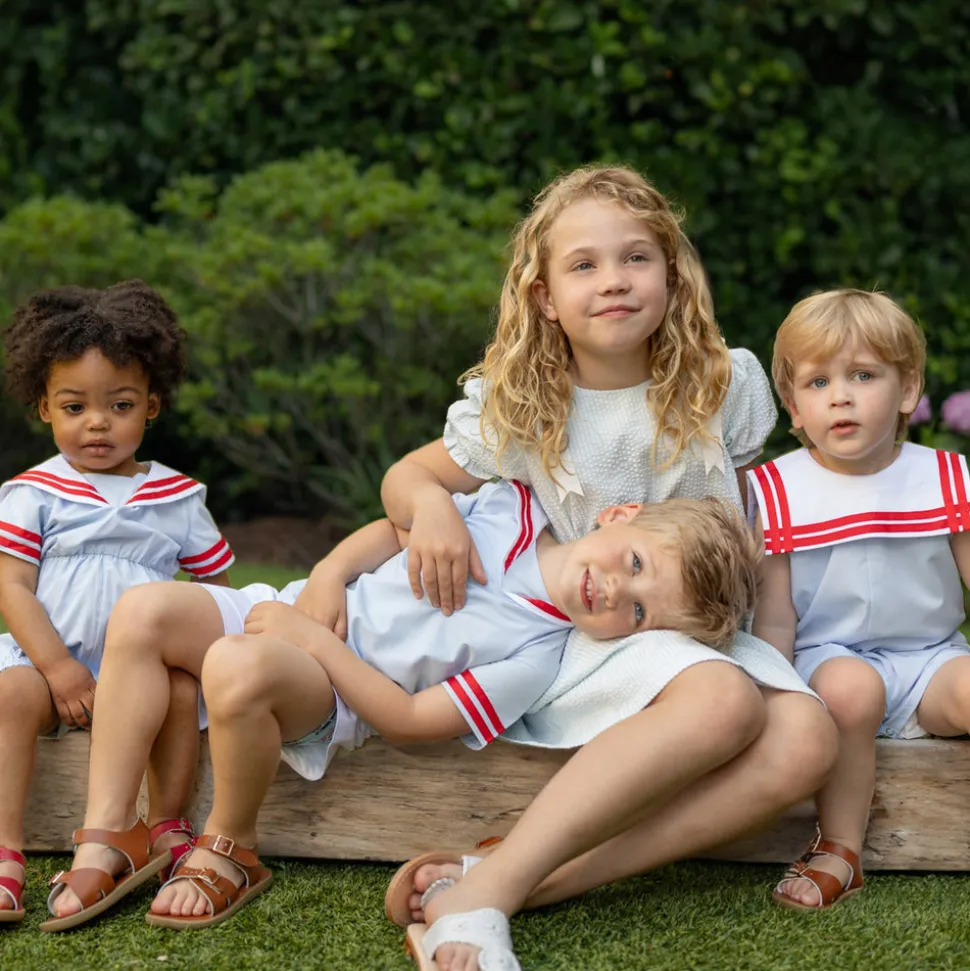 Saylor Shorts Set in Red Ribbon