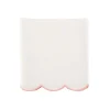 Scallop Crib Skirt in Blush