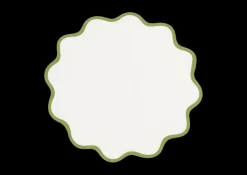 Scallop Edge Circle Placemat, Set of 4