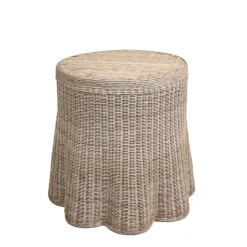 Scallop Round Side Table