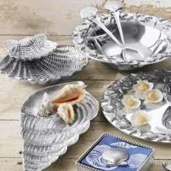 Scallop Shell 2-Piece Chip & Dip Set