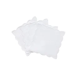 Scalloped Cocktail Napkin, Set of 4