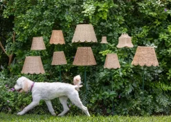 Scalloped Lampshade in Seagrass