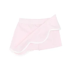 Scalloped Skort in Pink Sand
