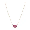 Scarlett’s Pink Sapphire Kiss Necklace