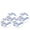 School of Fish Canapé Plates Boxed, Set of 4