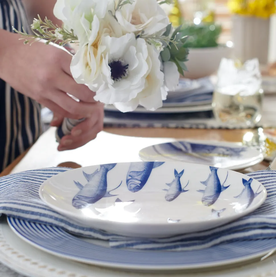 School of Fish Coupe Salad Plate