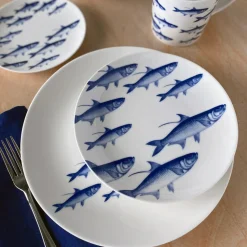 School of Fish Coupe Salad Plate