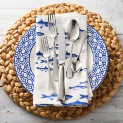 School of Fish Dinner Napkins, Set of 4