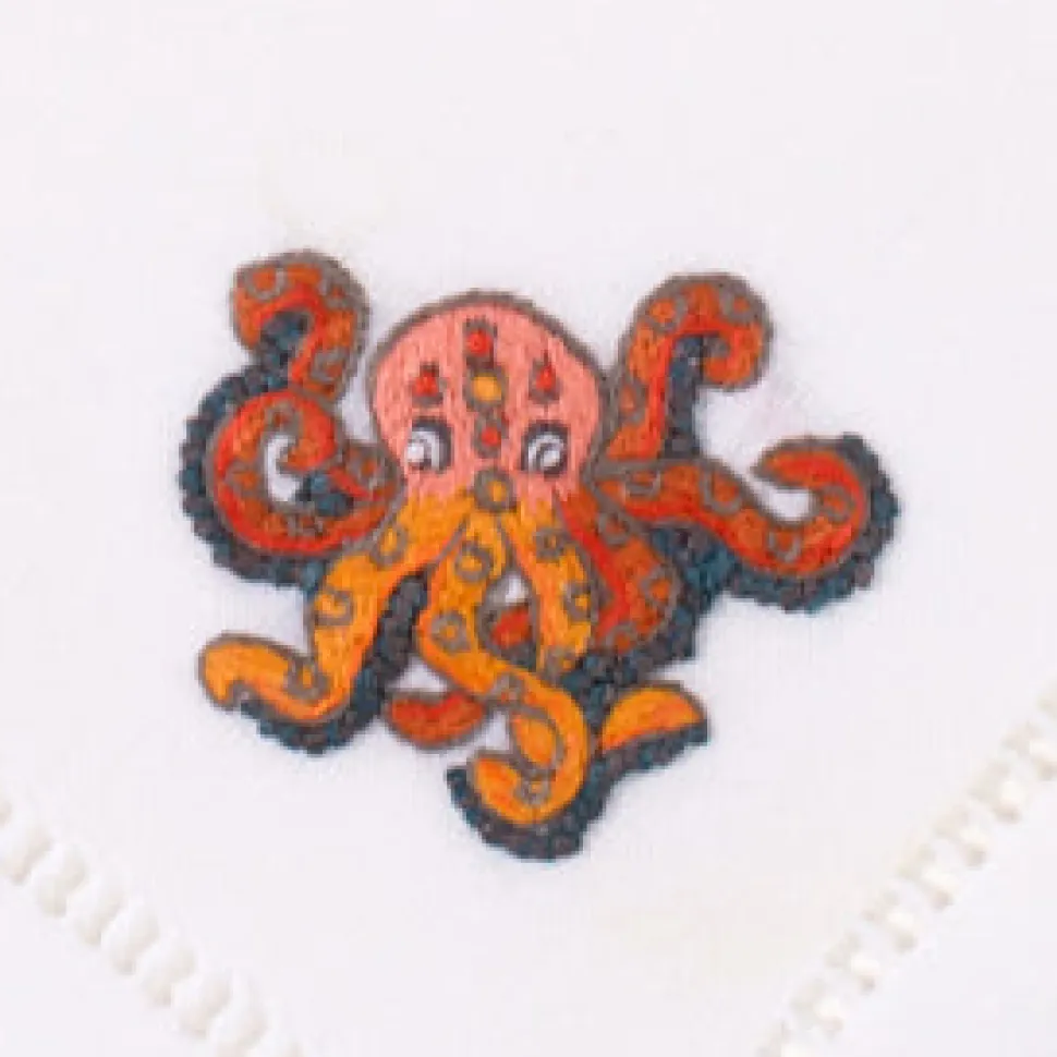 Sea Life Mixed Cocktail Napkin Set