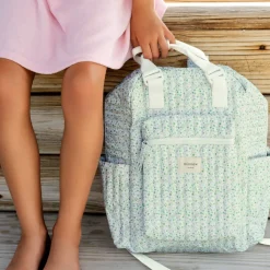 Sea Marsh Floral Coated Everyday Backpack