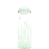 Seafoam Green Transparent Spotted Carafe