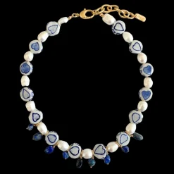 Seaside Heart Pearl Necklace