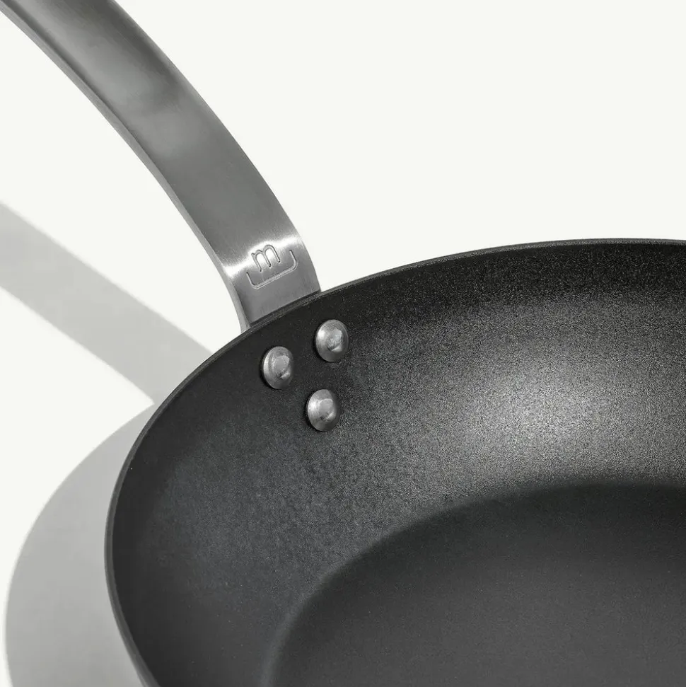 Seasoned Carbon Steel Frying Pan 10"