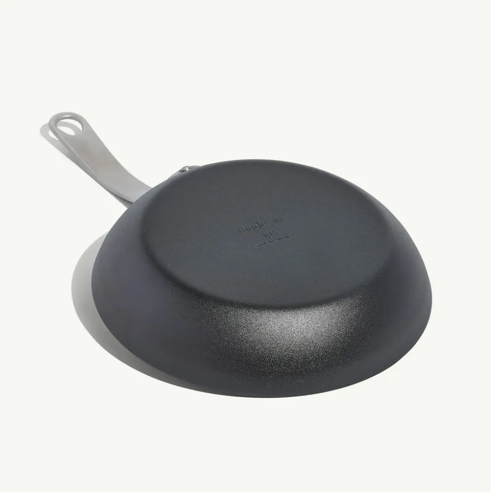 Seasoned Carbon Steel Frying Pan 10"