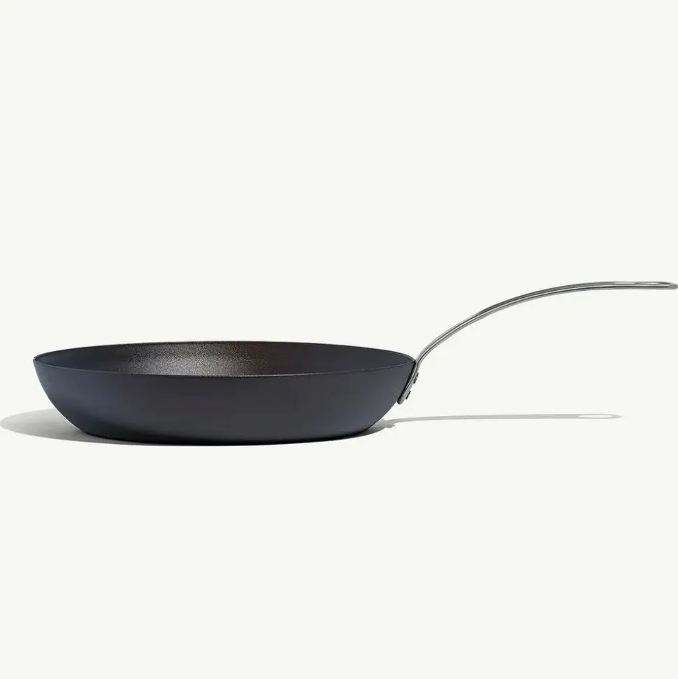 Seasoned Carbon Steel Frying Pan 12"