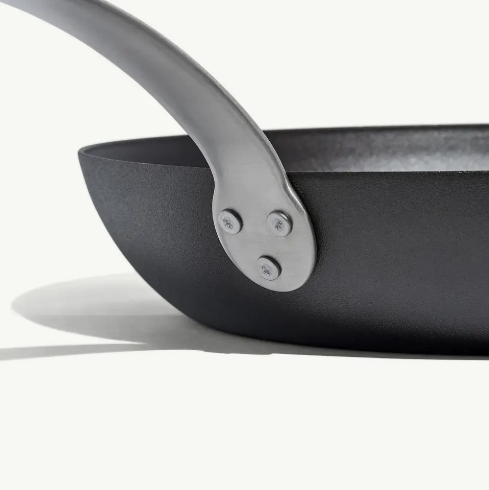 Seasoned Carbon Steel Frying Pan 12"