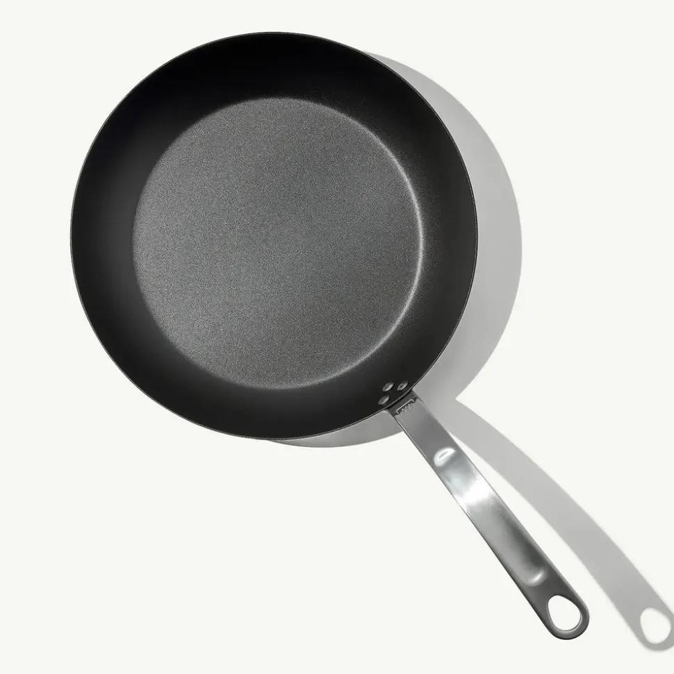 Seasoned Carbon Steel Frying Pan 12"