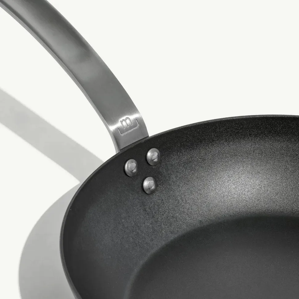 Seasoned Carbon Steel Frying Pan 8"