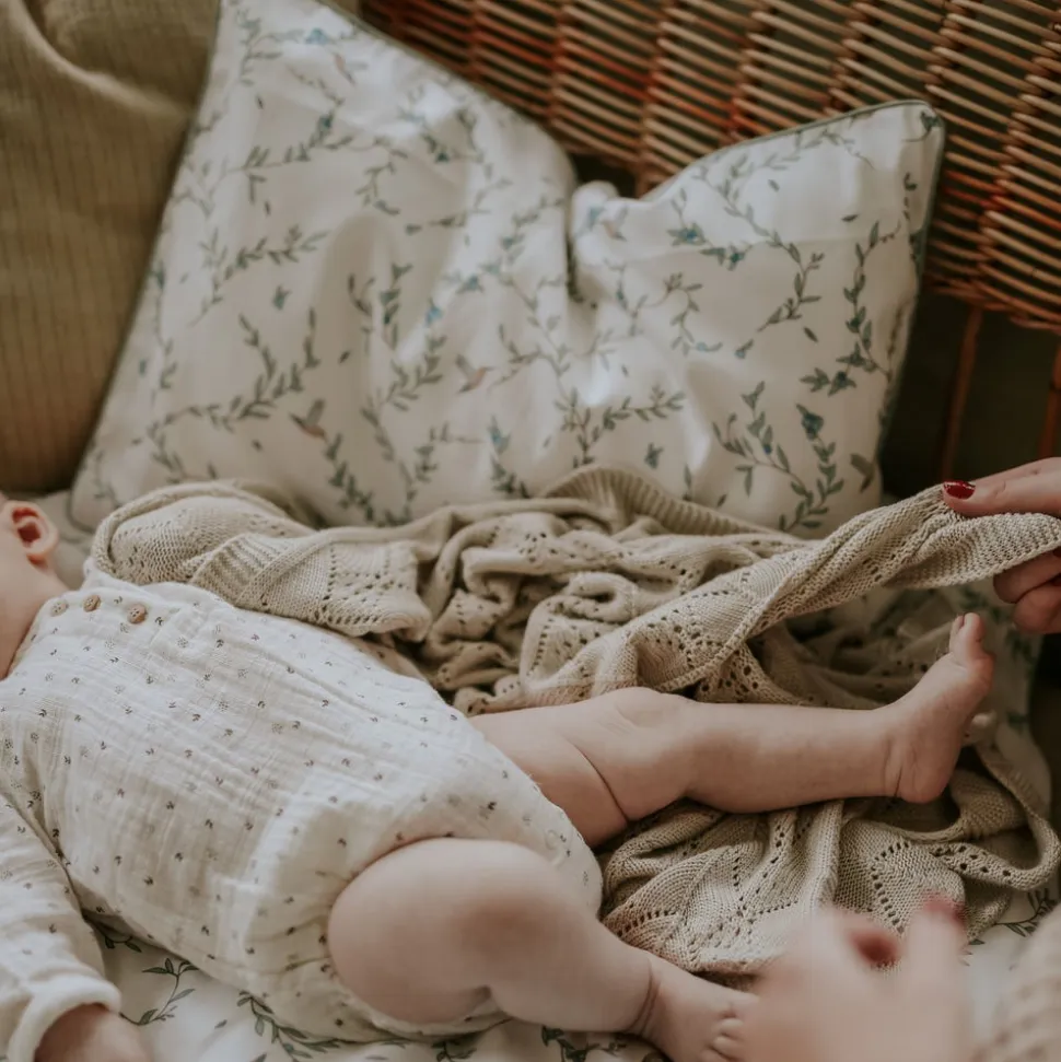 Secret Garden Toddler Pillow in Ivory