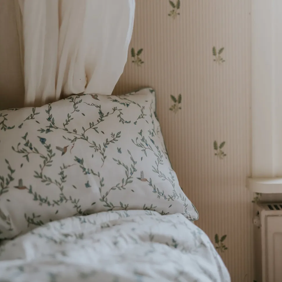Secret Garden Toddler Pillow in Ivory