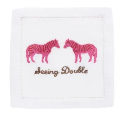 Seeing Double Cocktail Napkins, Set of 4