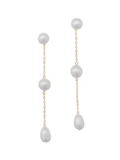 Selene Earrings in White