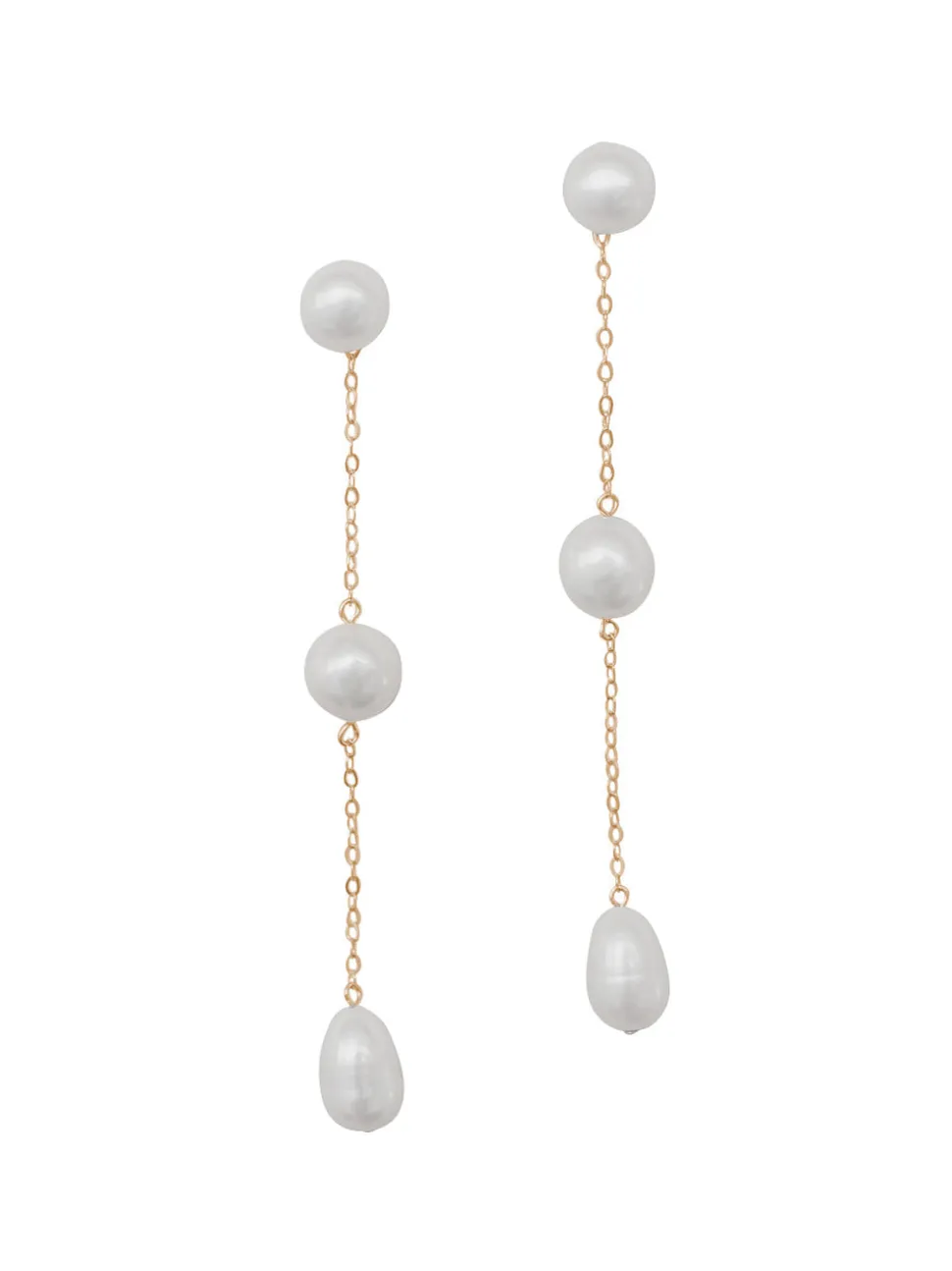 Selene Earrings in White