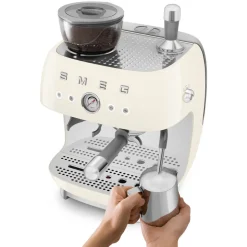 Semi-Automatic Espresso Machine EGF03 in Cream