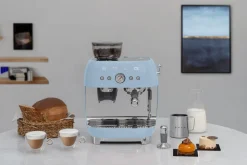 Semi-Automatic Espresso Machine EGF03 in Pastel Blue