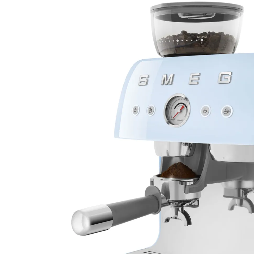Semi-Automatic Espresso Machine EGF03 in Pastel Blue