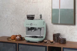 Semi-Automatic Espresso Machine EGF03 in Pastel Green