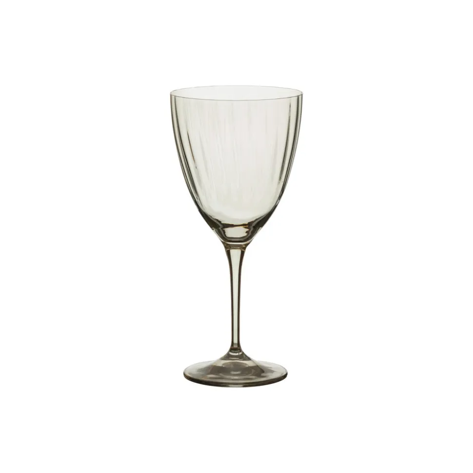 Sensa Collection Water Glasses in Smoked Grey, Set of 6