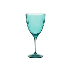 Sensa Collection Water Glasses in Turquoise, Set of 6