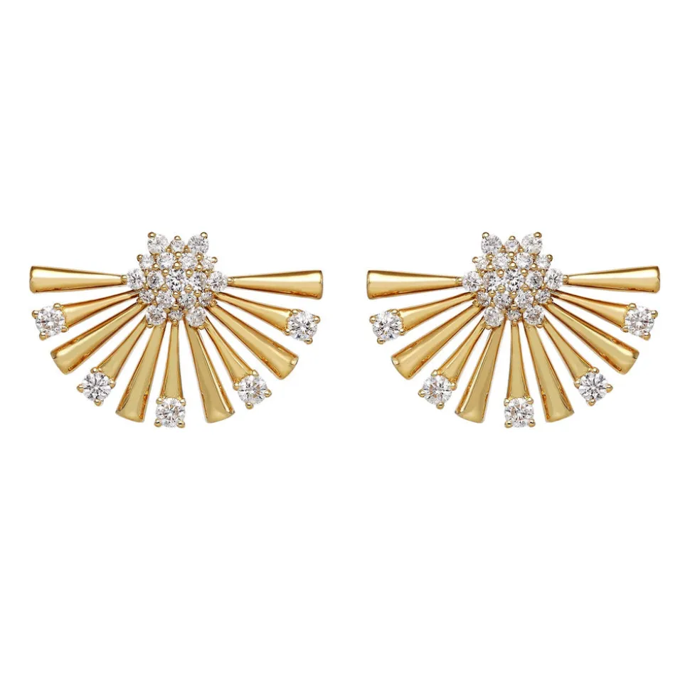 Sensu Diamond Stud Earrings