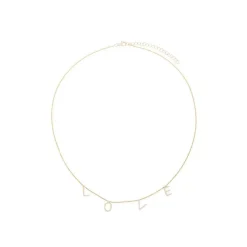Separated Love Text Necklace