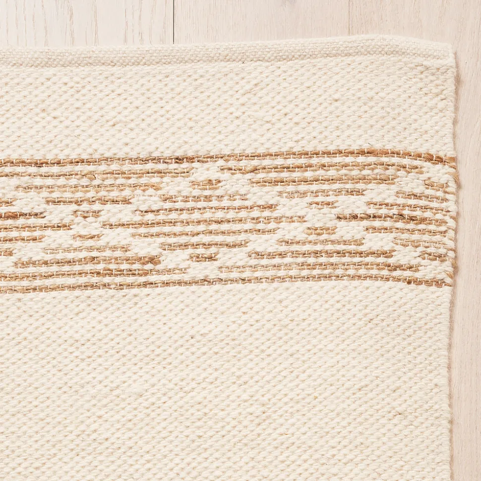 Sequoia Stripe Jute Rug in Natural