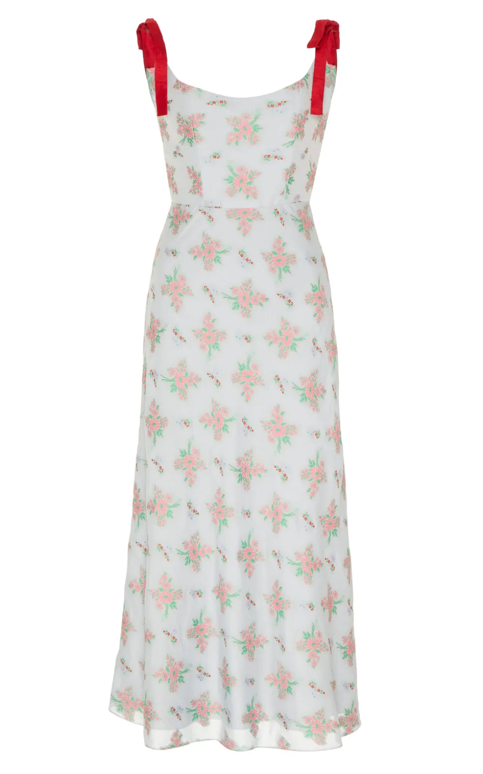 Serafina Blue Floral Corset Dress