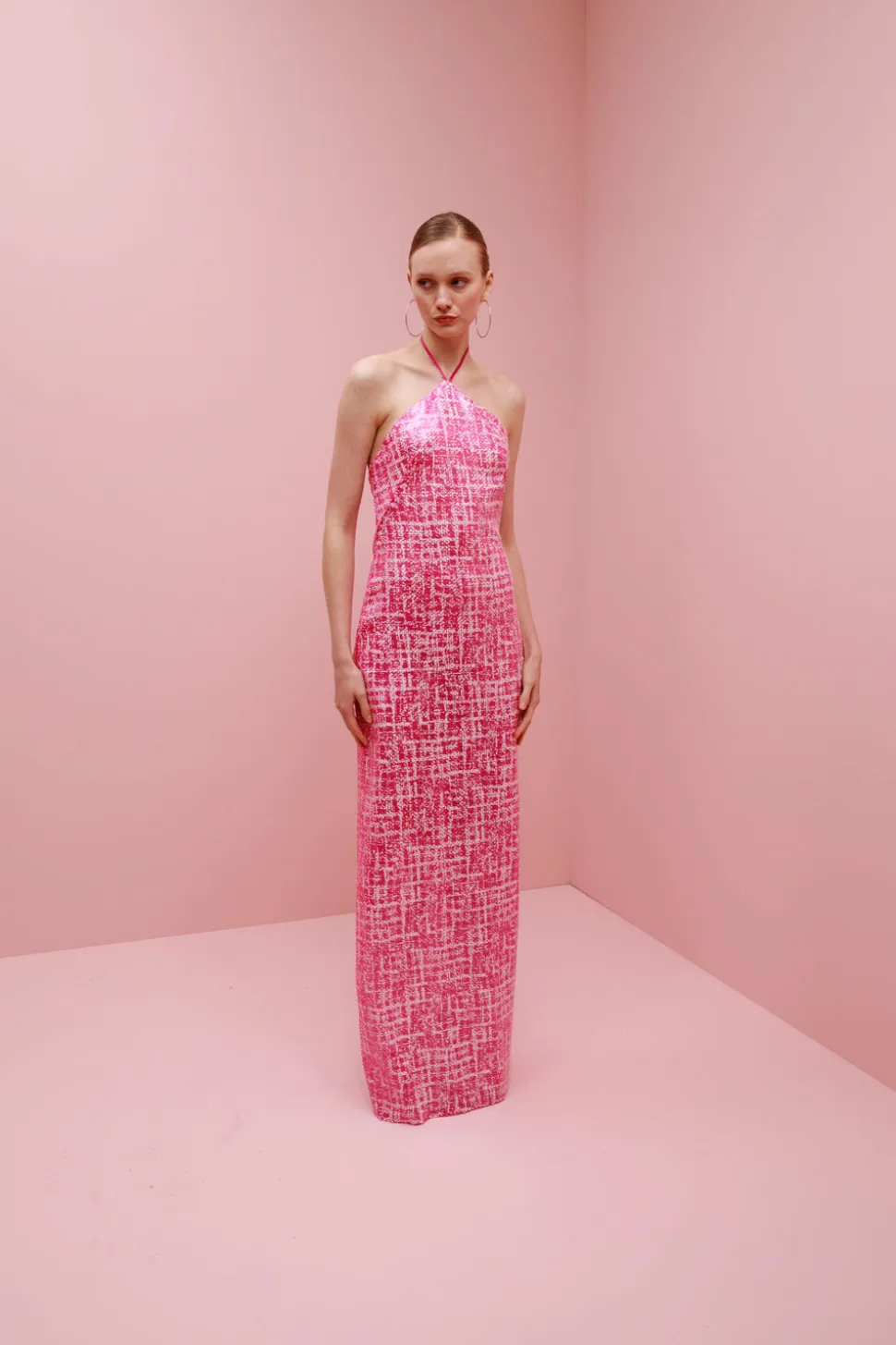 Serata Halter Dress
