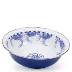 Serving Bowl in Blue Crab