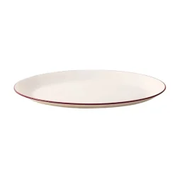 Serving Platter in Red Rim