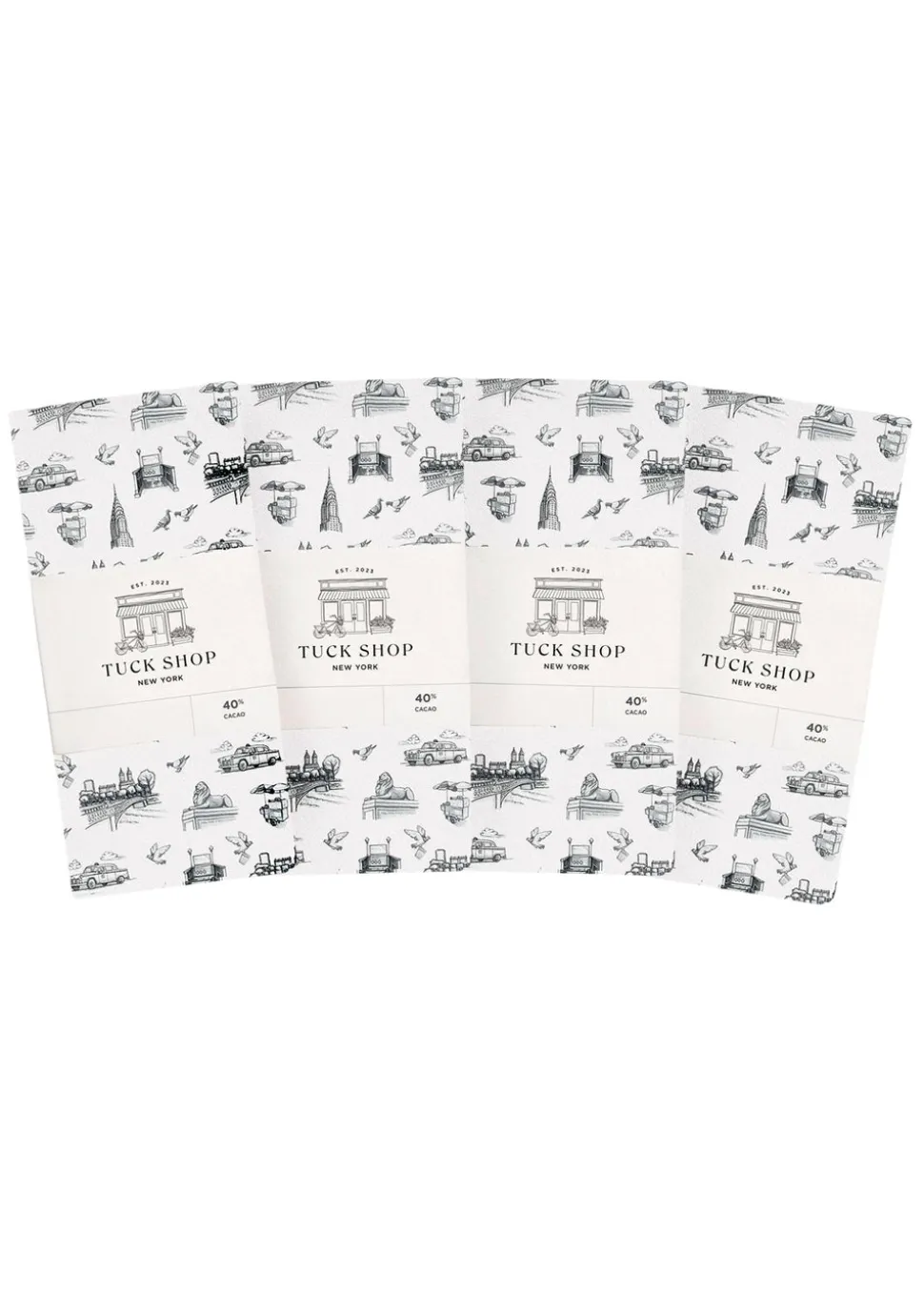Set of New York Milk Chocolate Bars