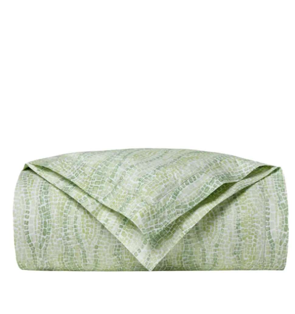 Sferra x Scalamandré Cobblestones Duvet Cover in Willow