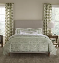 Sferra x Scalamandré Cobblestones Duvet Cover in Willow